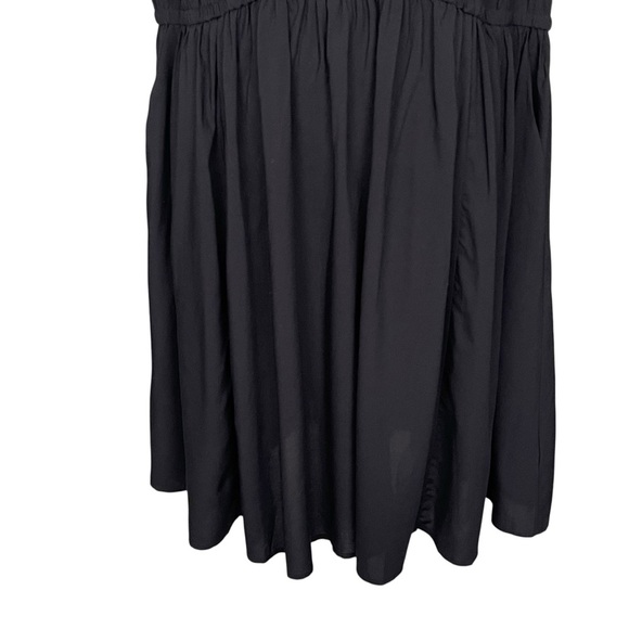 Torrid Mini Challis Keyhole Tiered Skater Dress Women’s Plus Size 3 Black - Picture 6 of 11